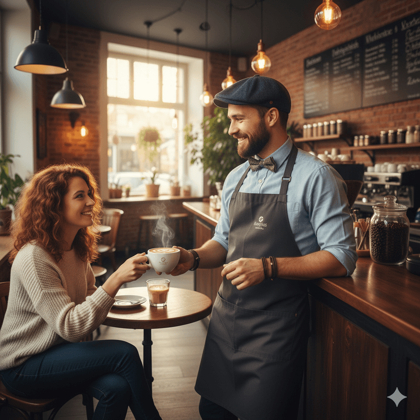 Milch wirbelt in Eiskaffee im Glas